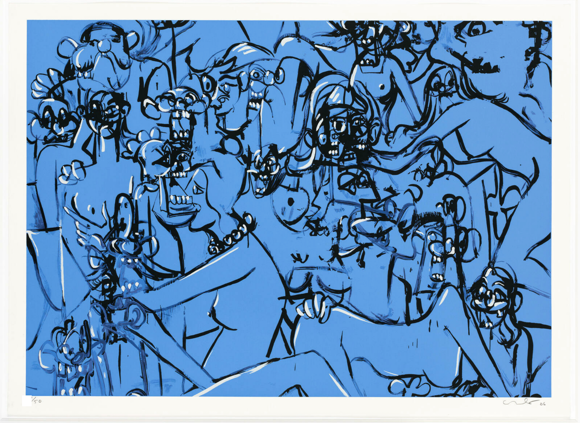 Blue Expanding Figures, 2006