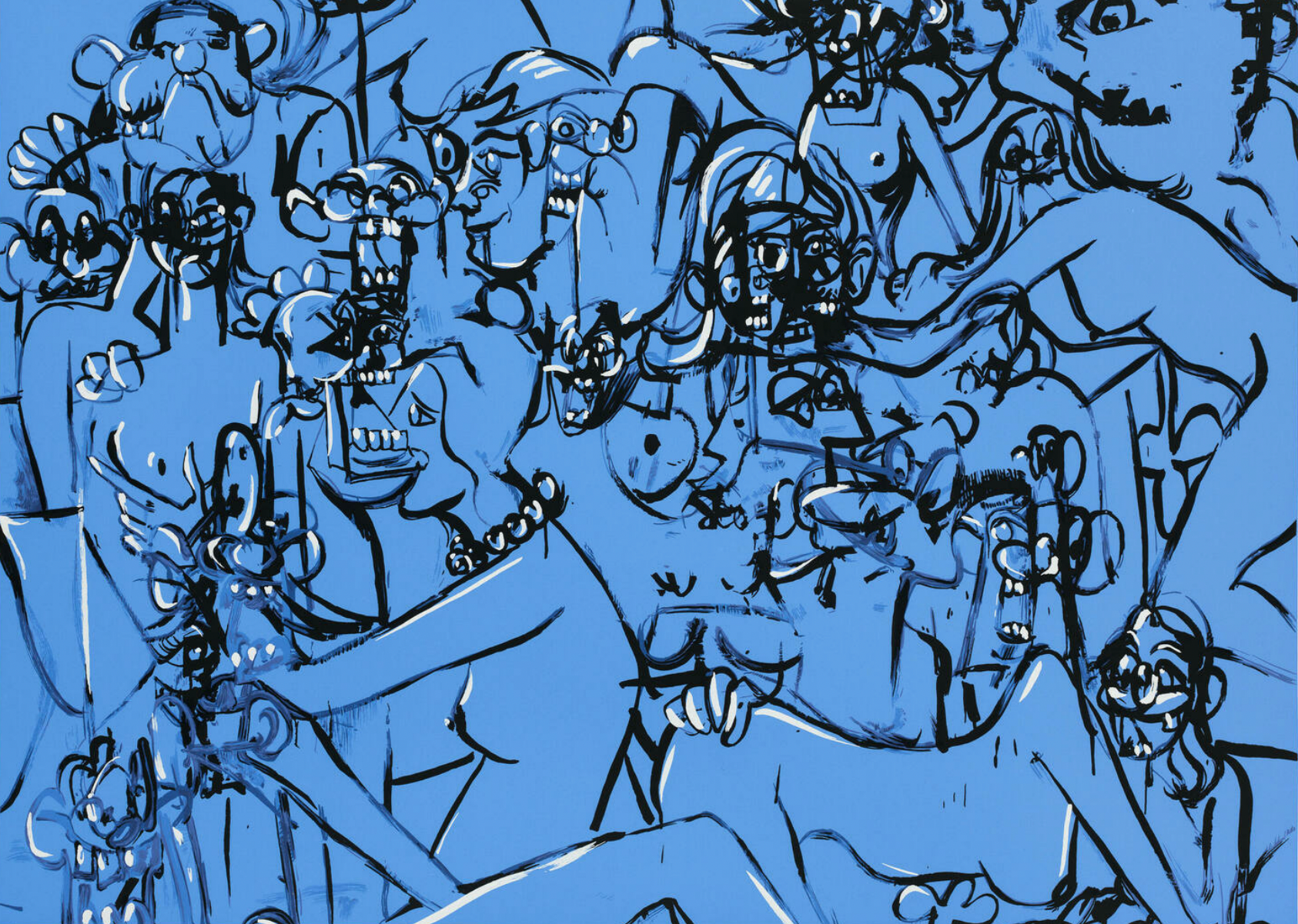 Blue Expanding Figures, 2006
