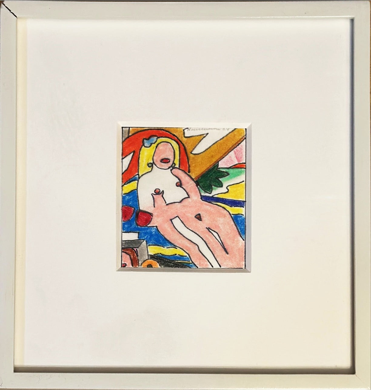 Study for Seated Sunset Nude, 2004