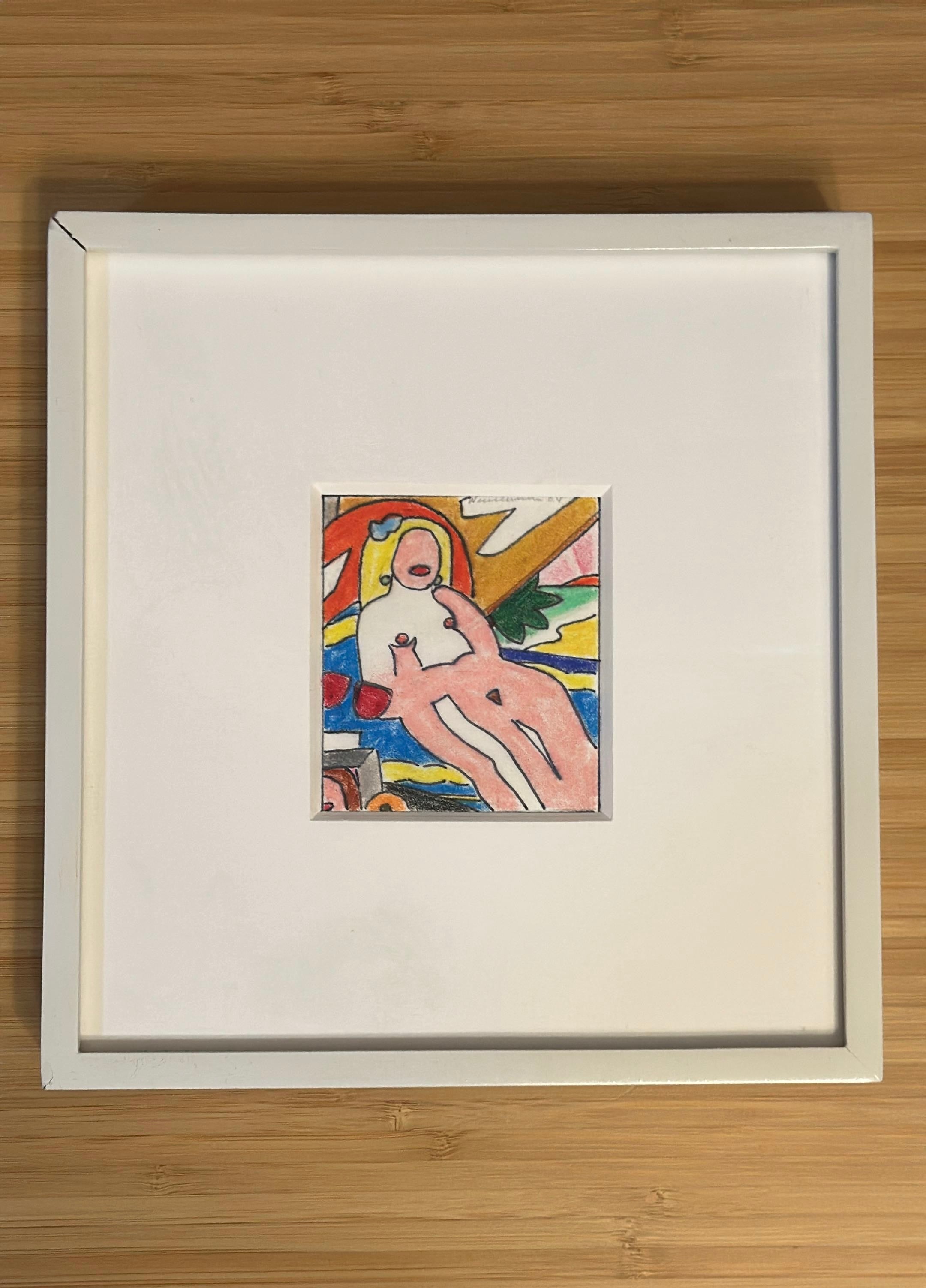 Study for Seated Sunset Nude, 2004