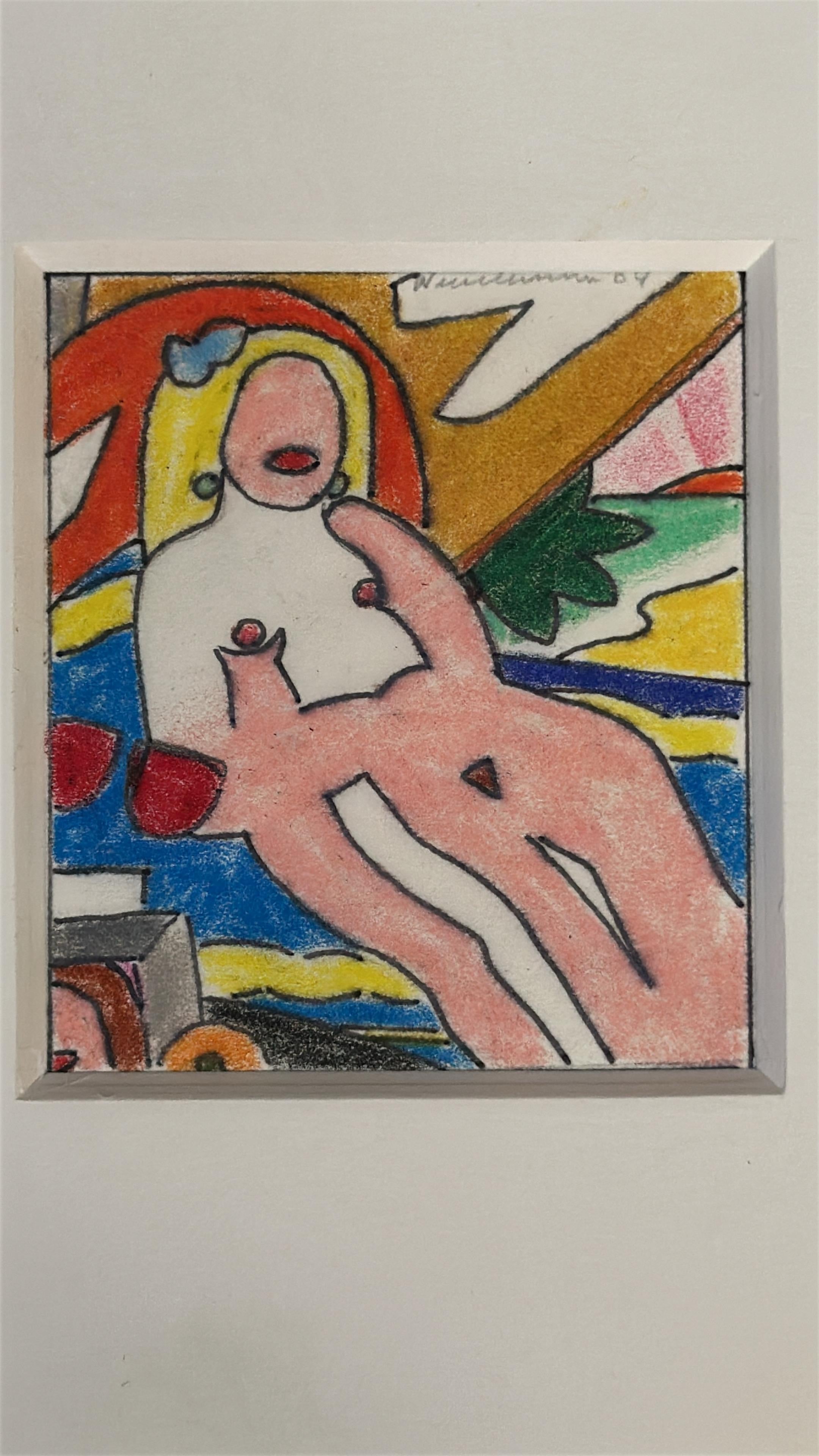 Study for Seated Sunset Nude, 2004