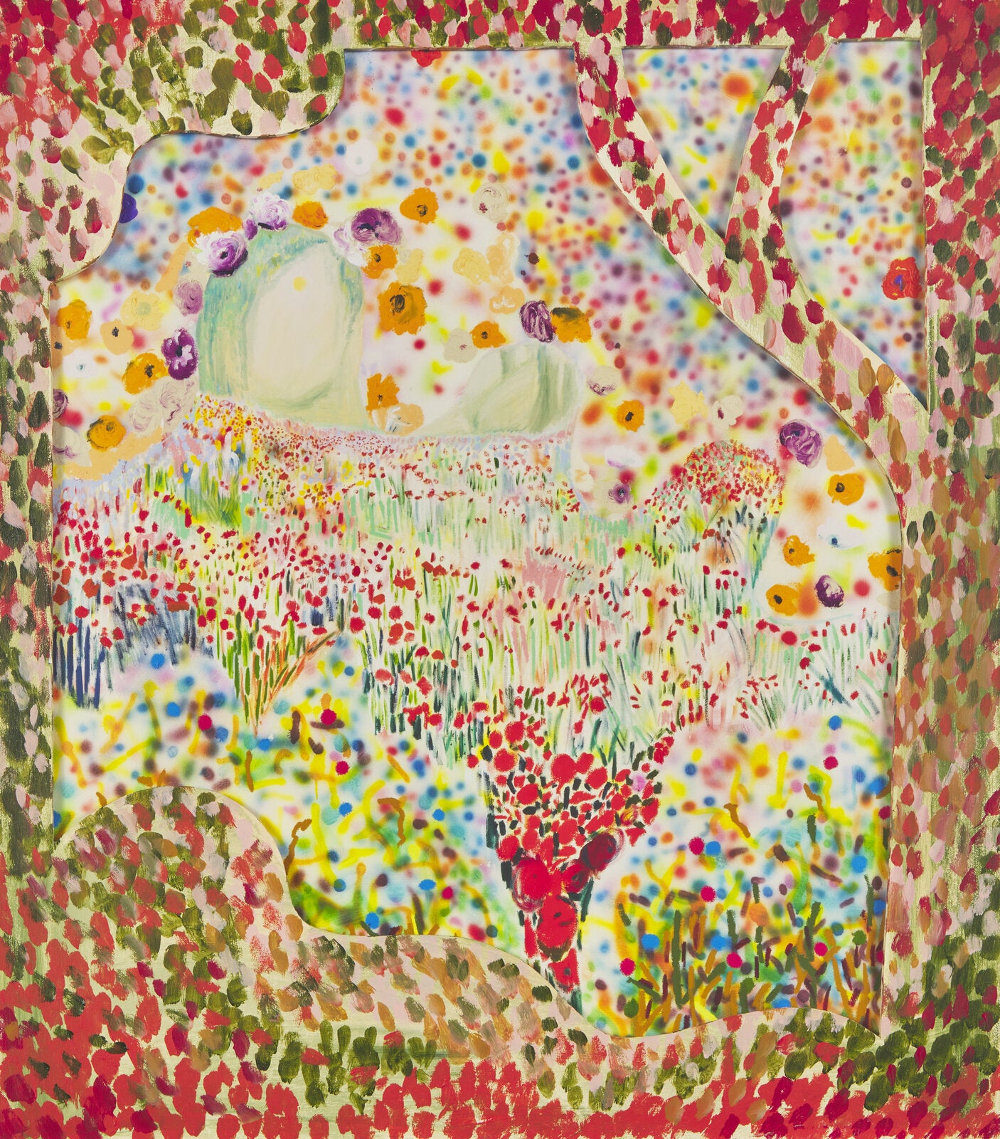 It's More than a Guilty Pleasure (Uniquely hand-painted artist frame), 2017